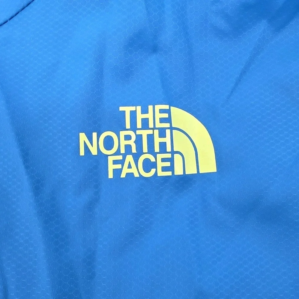 The North Face Jacket Youth 18-20 Windbreaker Jacket Teal Neon Pockets Full Zip